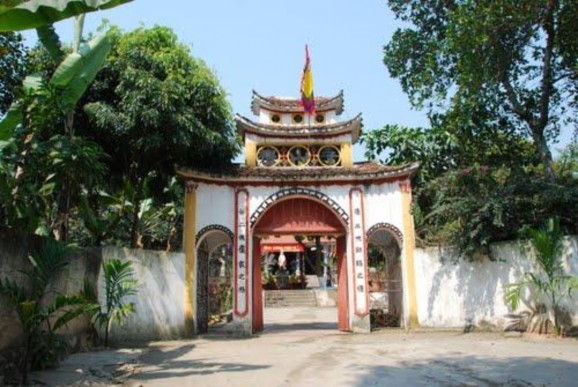 Tam quan chùa Mai Động Bảo tháp chùa Mai Động 11