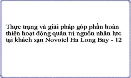 Thực trạng và giải pháp góp phần hoàn thiện hoạt động quản trị nguồn nhân lực tại khách sạn Novotel Ha Long Bay - 12
