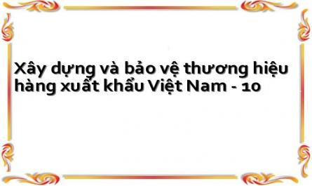 Đánh Giá Tiềm Năng Xuất Khẩu Của Hàng Hoá Thương Hiệu Việt Nam.