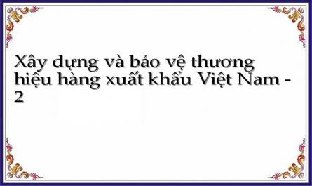 Xây dựng và bảo vệ thương hiệu hàng xuất khẩu Việt Nam - 2