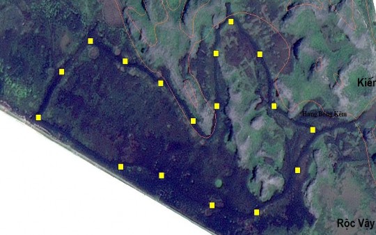 Hình 4 1 Sơ đồ tuyến du lịch Vân Long – Hang Bóng Kẽm Trăm Đập Mới Hình 1