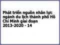 Phát triển nguồn nhân lực ngành du lịch thành phố Hồ Chí Minh giai đoạn 2013-2020 - 14