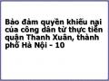 Bảo đảm quyền khiếu nại của công dân từ thực tiễn quận Thanh Xuân, thành phố Hà Nội - 10