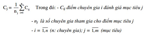  Xử lý ý kiến bất đồng của chuyên gia Vấn đề mang tính định lượng 1