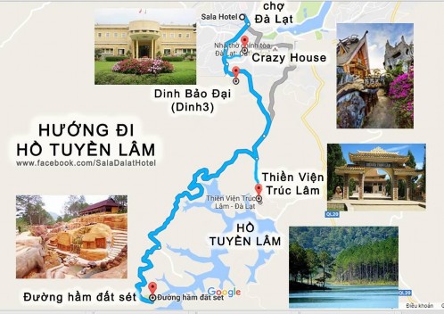 Hình 5 Hướng xuống Hồ Tuyền Lâm Nguồn Sở Văn hóa Thể thao và Du lịch Lâm 5