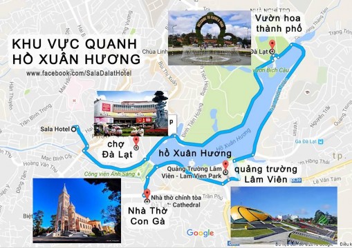 Hình 7 Hướng khu trung tâm Đà Lạt quanh Hồ Xuân Hương Nguồn Sở Văn hóa Thể 7