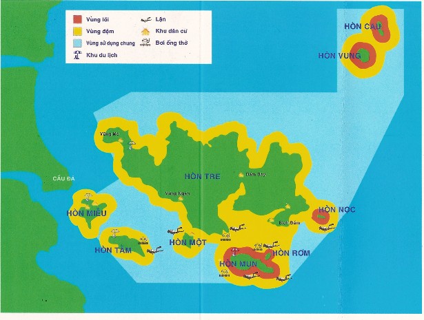 Hình 4 1 Ranh giới Khu bảo tồn biển vịnh Nha Trang Bảng 4 1 Các hoạt động 1