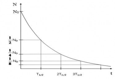 Hình 1 1 Quy luật suy giảm số hạt nhân phóng xạ theo thời gian 9 Các nhân 1