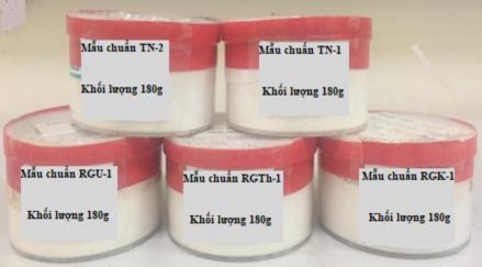 Hình 2 10 Hộp mẫu chuẩn thứ cấp RGU 1 RGTh 1 RGK 1 TN1 và TNK1 Mẫu chuẩn 3