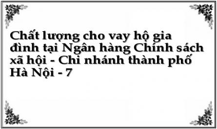 Kết Cấu Dư Nợ Cho Vay Hộ Gia Đình Tại Nhcsxh Chi Nhánh Tp Hà Nội Qua 3 Năm 2017-2019