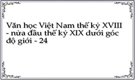 Văn học Việt Nam thế kỷ XVIII - nửa đầu thế kỷ XIX dưới góc độ giới - 24