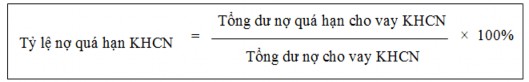 Tỷ lệ nợ xấu trong cho vay KHCN Nợ xấu cá nhân được hiểu là nợ khó 4