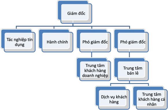 Hình 1 1 Sơ đồ bộ máy tổ chức của NCB Chi nhánh Bắc Giang  NCB Chi nhánh 1
