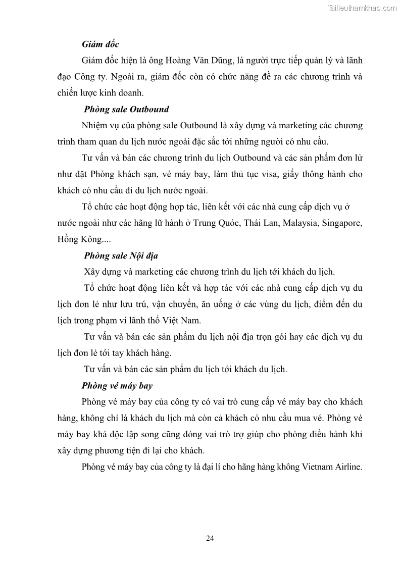 Khóa luận tốt nghiệp Văn hóa du lịch Xây dựng và bán chương trình du lịch đi Lào dành cho thị trường khách Hải Dương của Công ty Cổ phần Du lịch Nữ Hoàng - 4 Trang 1