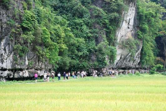 Ảnh 7 Một đoàn khách du lịch Pháp thăm Tam Cốc – Bích Động Ảnh 8 Một tấm 4