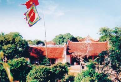 Đền chùa Hoà Liễu Gian thờ tại chùa đền Hoà Liễu tượng hoàng hậu Vũ 1