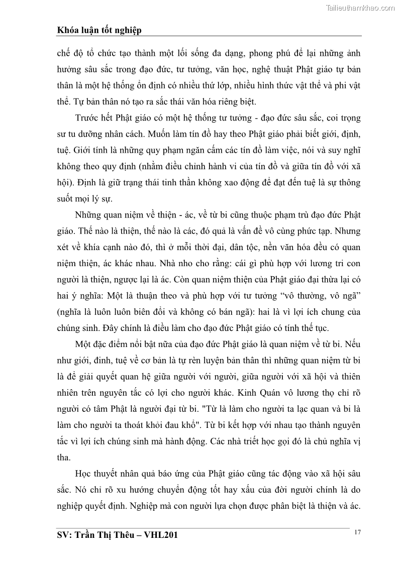 Khóa luận tốt nghiệp Văn hóa du lịch Nghiên cứu tôn giáo ở đồng bằng Bắc Bộ những đề xuất nhằm gắn văn hóa tôn giáo với văn hóa du lịch - 3 Trang 17