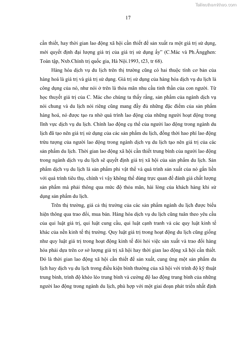 Luận văn Thạc sĩ Kinh tế Phát triển du lịch thành phố Hồ Chí Minh trong hội nhập quốc tế giai đoạn 2016 - 2025 - 4 Trang 25