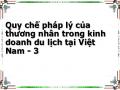 Quy chế pháp lý của thương nhân trong kinh doanh du lịch tại Việt Nam - 3