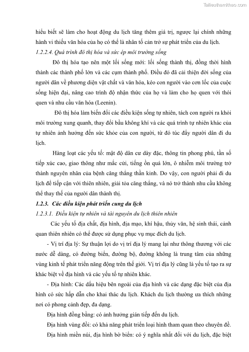 Khóa luận tốt nghiệp Văn hóa du lịch Nghiên cứu những điều kiện phát triển du lịch huyện Giao Thủy, tỉnh Nam Định - 4 Trang 25