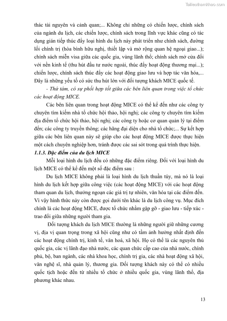 Khóa luận tốt nghiệp Văn hóa du lịch Tìm hiểu hoạt động kinh doanh loại hình du lịch MICE tại Pearl River - 3 Trang 17