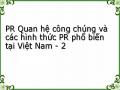 PR Quan hệ công chúng và các hình thức PR phổ biến tại Việt Nam - 2
