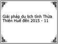 Giải pháp du lịch tỉnh Thừa Thiên Huế đến 2015 - 11