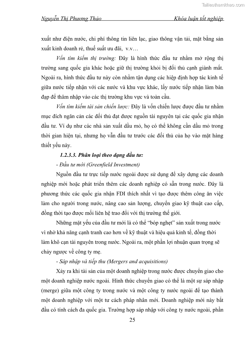 Khóa luận tốt nghiệp Phát triển công nghiệp phụ trợ nhằm tăng cường thu hút đầu tư trực tiếp nước ngoài vào Việt Nam - 4 Trang 25