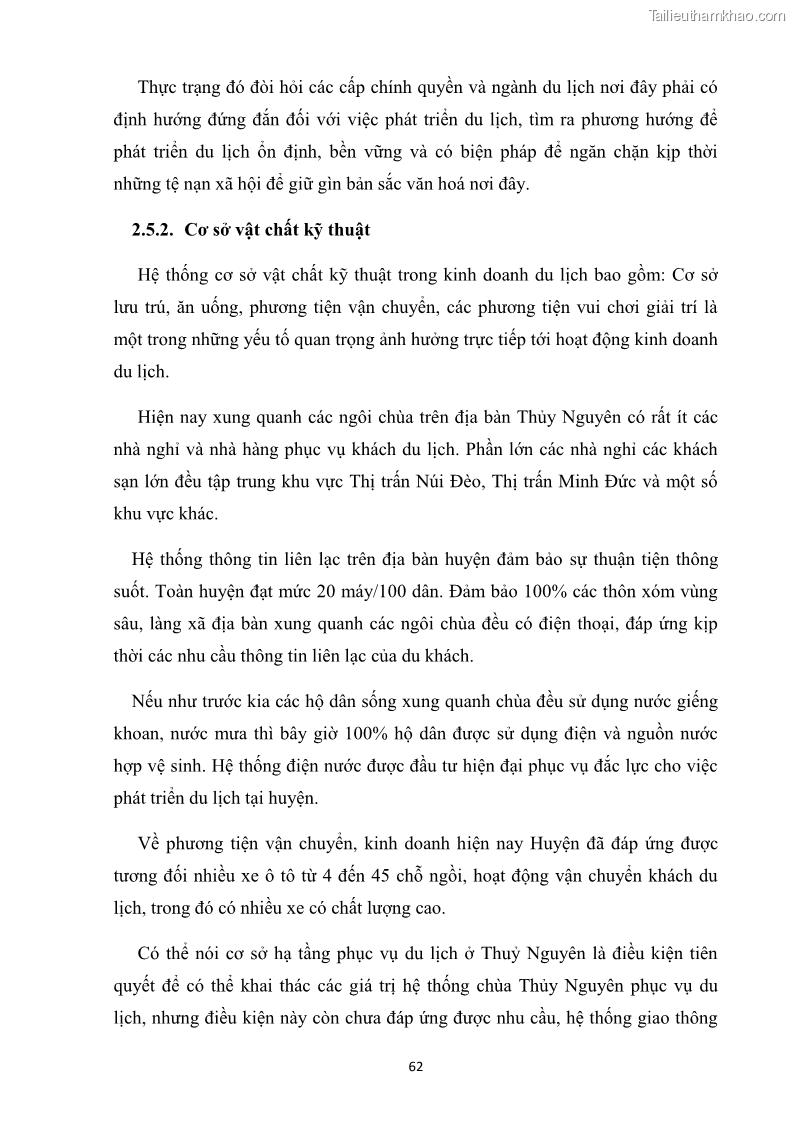 Khóa luận tốt nghiệp Văn hóa du lịch Khai thác giá trị hệ thống chùa Thủy Nguyên phục vụ phát triển du lịch - 9 Trang 65