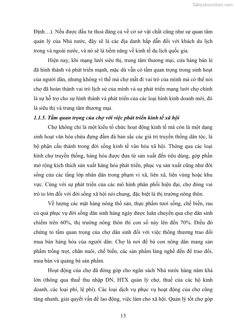 Khóa luận tốt nghiệp Văn hóa du lịch Nghiên cứu khai thác chợ Hải Phòng phục vụ phát triển loại hình du lịch chợ - 3 Trang 17