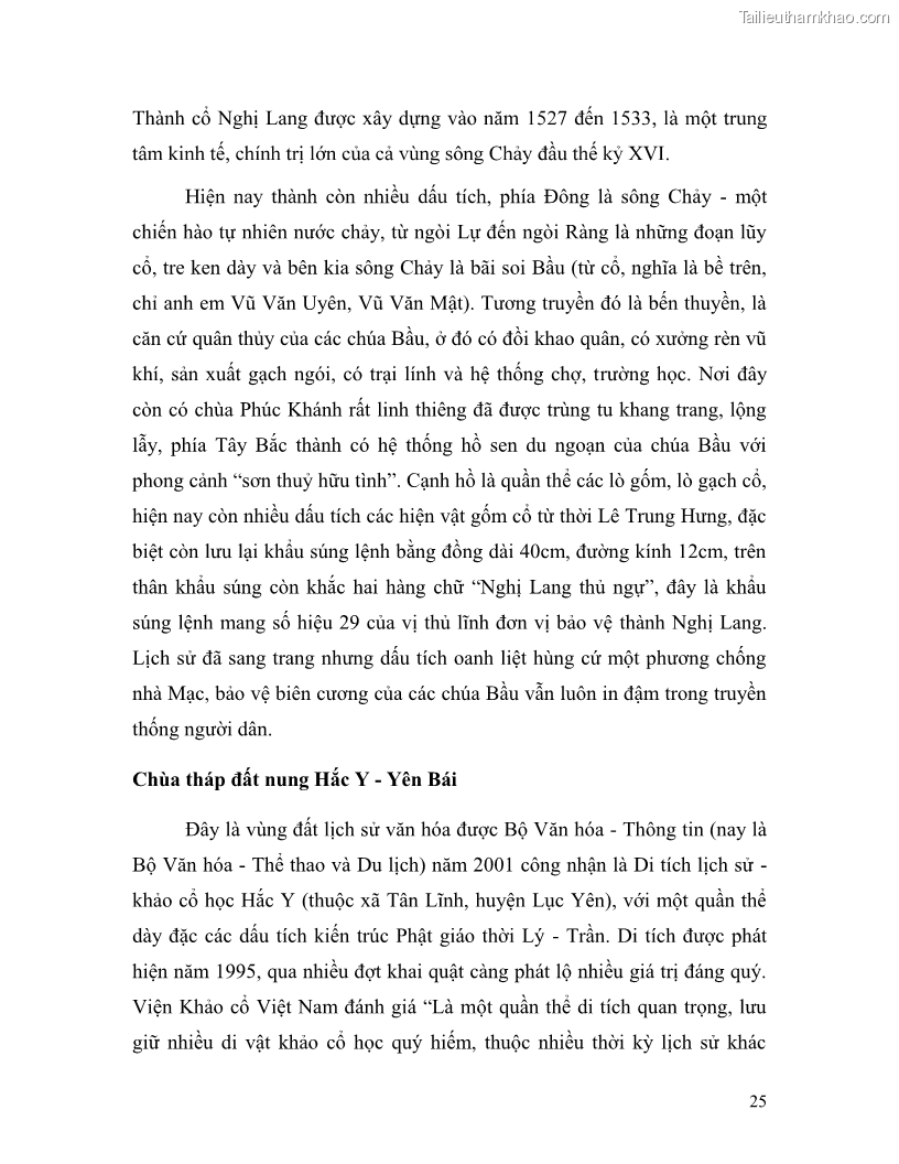 Khóa luận tốt nghiệp Văn hóa du lịch Tìm hiểu văn hóa chợ tình Tây Bắc - Tiềm năng để phát triển du lịch - 4 Trang 25