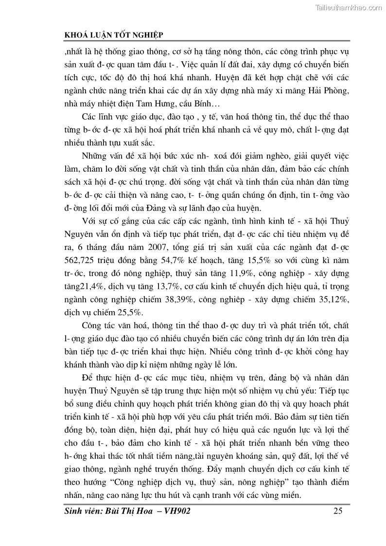 Khóa luận tốt nghiệp Văn hóa du lịch Khai thác giá trị lịch sử, văn hoá các di tích thờ tướng quân nhà Trần ở huyện Thuỷ Nguyên – Hải Phòng phục vụ cho du lịch - 4 Trang 25