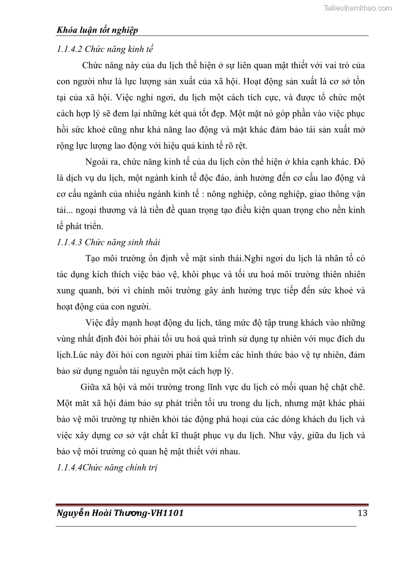 Khóa luận tốt nghiệp Văn hóa du lịch Thực trạng và giải pháp phát triển du lịch tại vịnh Hạ Long giai đoạn 2011- 2015 - 3 Trang 17