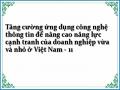 Những Yêu Cầu Về Phát Triển Công Nghệ Thông Tin Đối Với Doanh Nghiệp Vừa Và Nhỏ Ở Việt Nam