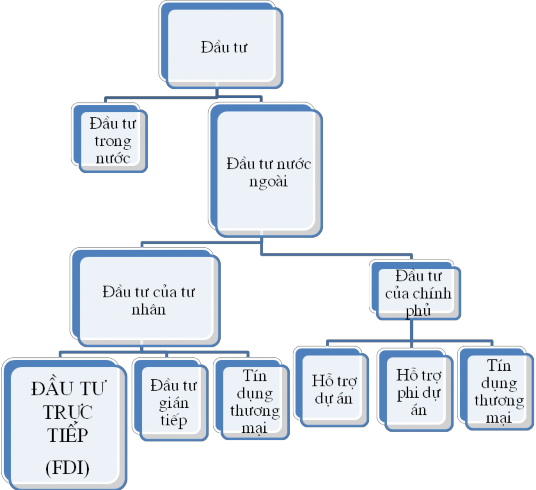 Có nhiều định nghĩa về FDI nhưng dù theo bất kỳ một cách hiểu nào đều có 2