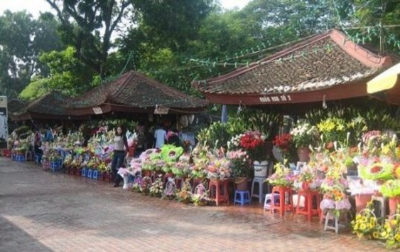 Quán hoa trung tâm thành phố ảnh netdepviet org Sản phẩm lưu niệm du lịch Hải 3