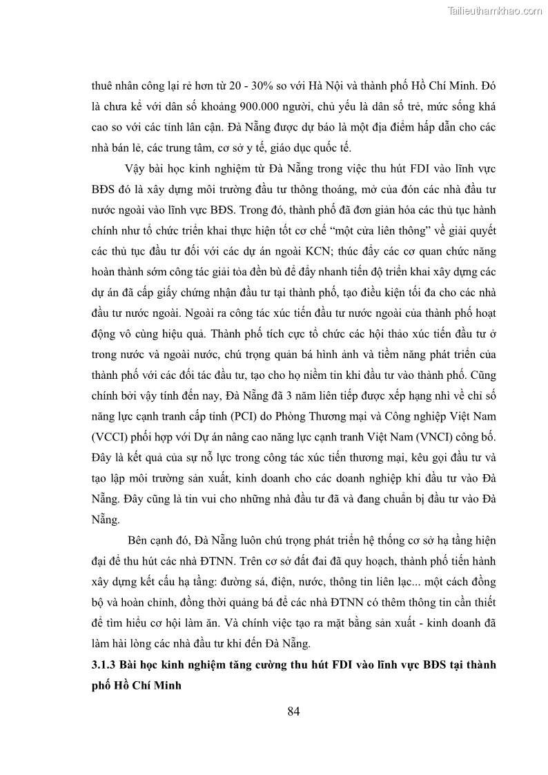 Khóa luận tốt nghiệp Thu hút đầu tư trực tiếp nước ngoài vào lĩnh vực bất động sản tại Hải Phòng - Thực trạng và giải pháp - 12 Trang 89