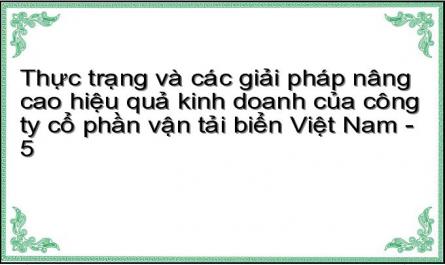 Giới Thiệu Chung Về Công Ty Cổ Phần Vận Tải Biển Việt Nam