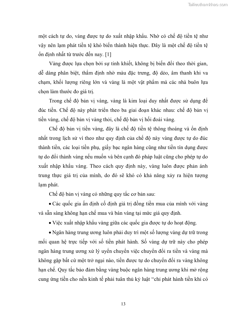 Khóa luận tốt nghiệp Thị trường vàng Việt Nam thực trạng và giải pháp - 3 Trang 17