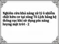 Nghiên cứu khả năng xử lý ô nhiễm chất hữu cơ tại sông Tô Lịch bằng hệ thống sục khí sử dụng pin năng lượng mặt trời - 2