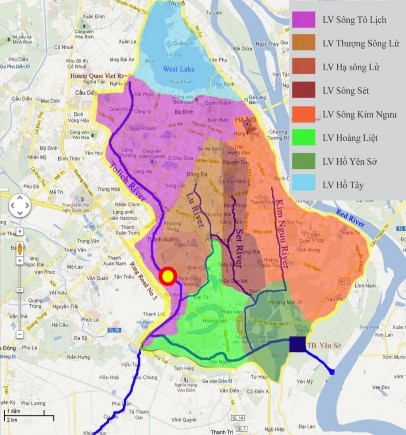 Hình 2 1 Phạm vi nghiên cứu và điểm lấy mẫu tại Cầu Lủ 2 3 Phương pháp 1