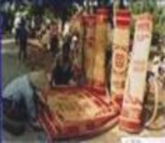 Sản phẩm chiếu Hới Dệt khăn vải ở Phương La Rối nước Nguyên Xá Nghệ 13