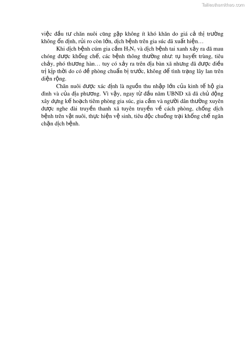 Khóa luận tốt nghiệp Quy hoạch phát triển sản xuất nông lâm nghiệp xã Yên Sở, huyện Hoài Đức, thành phố Hà Nội giai đoạn 2015 - 2025 Nguyễn Thị Giang - 5 Trang 33