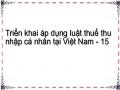 Triển khai áp dụng luật thuế thu nhập cá nhân tại Việt Nam - 15