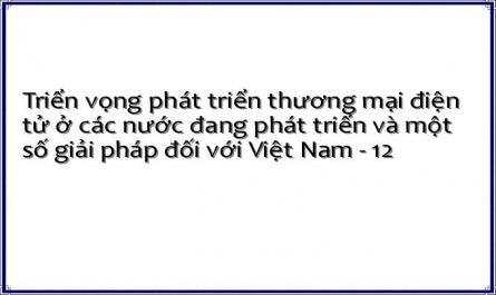 Triển vọng phát triển thương mại điện tử ở các nước đang phát triển và một số giải pháp đối với Việt Nam - 12