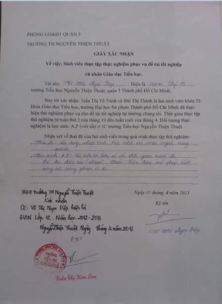 5 Một số giấy tờ hồ sơ cá nhân của HS Trích Hồ sơ nhập học phiếu khám 2