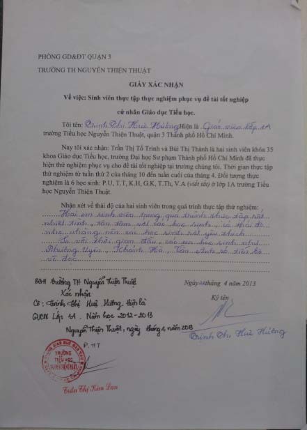 5 Một số giấy tờ hồ sơ cá nhân của HS Trích Hồ sơ nhập học phiếu khám 3