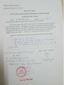 Giấy tờ hồ sơ cá nhân của HS Trích Hồ sơ nhập học phiếu khám sức khỏe 6