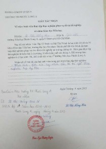 Giấy tờ hồ sơ cá nhân của HS Trích Hồ sơ nhập học phiếu khám sức khỏe 9