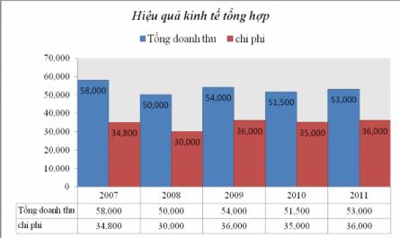 Kết Quả Hoạt Động Kinh Doanh Của Khách Sạn Nam Cường Hải Dương Giai Đoạn 2007 - 2011